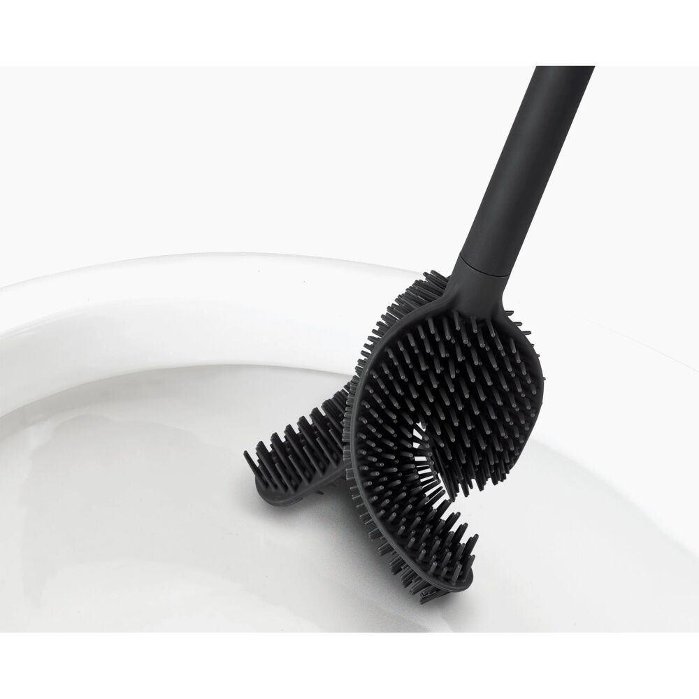 Joseph Joseph Flex 360 Lite Bathroom Toilet Cleaning Brush w Holder — image 3