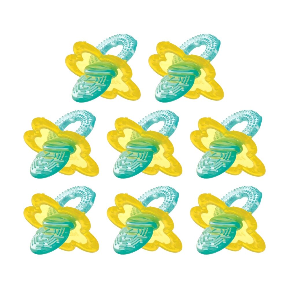 Nuby Chewbies Teether Unique Textured Design Soothes Gums Assorted (8 Pack)