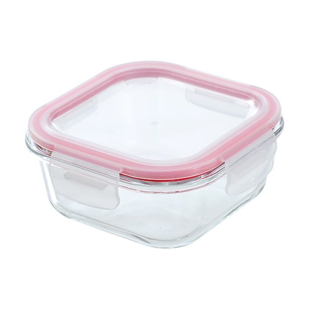 Lemon and Lime 500ml Yorkshire Glass Square Clip Seal Food Storage Container — image 4