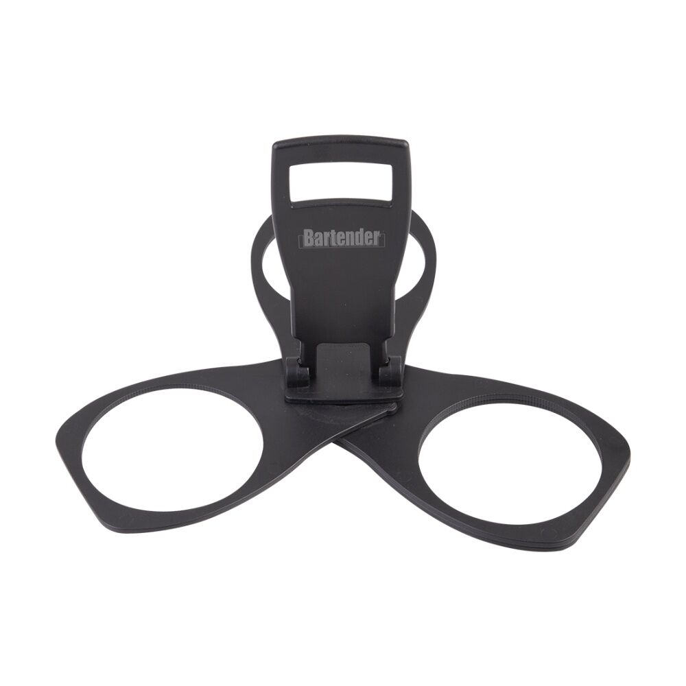 Bartender Portable Folding Cup Holder For Up To Four Cups Black (4 Pack) — image 5