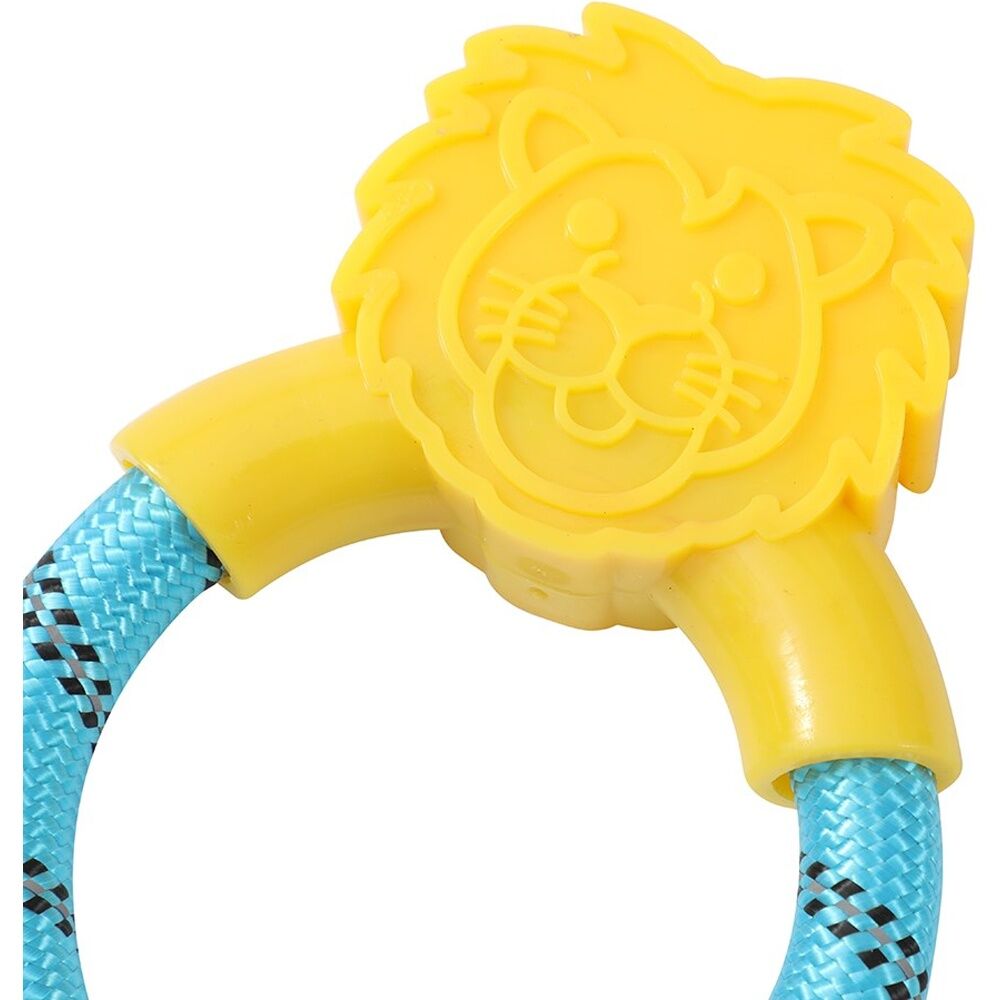 Paws and Claws TPR Animal Ring Tugger Dog Chew/Tug Toy 16x12cm Assorted (12 Pack) — image 7