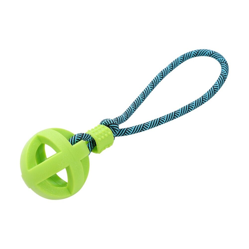 Paws and Claws Pet Dog Toy TPR Ball With Rope Durable Assorted 36x6cm (6 Pack) — image 4