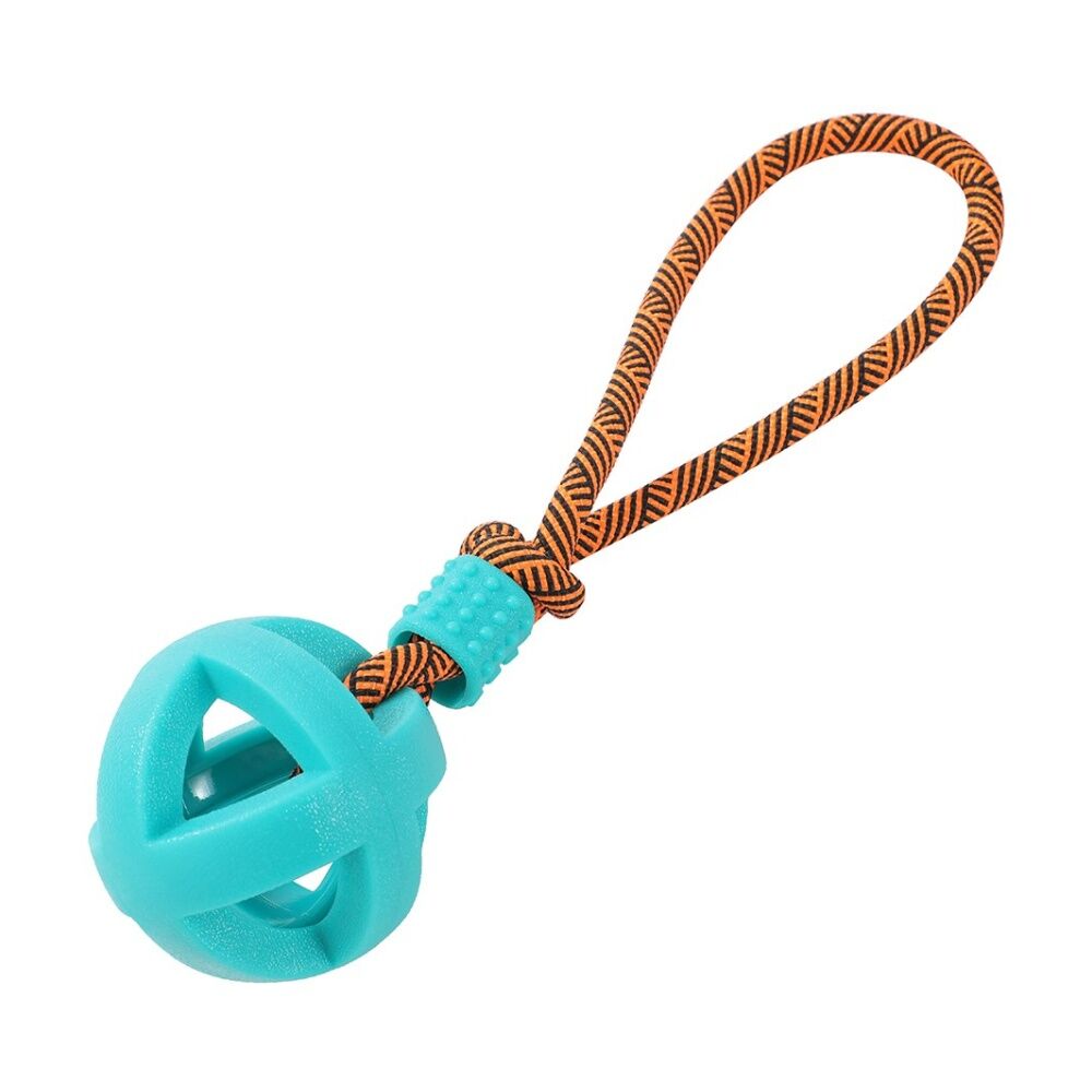 Paws and Claws Pet Dog Toy TPR Ball With Rope Durable Assorted 36x6cm (6 Pack) — image 6