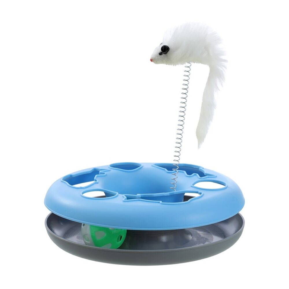 Paws and Claws Cat Play Track Interactive Pounce/Batting Toy 23.5x8cm Assorted (6 Pack) — image 4