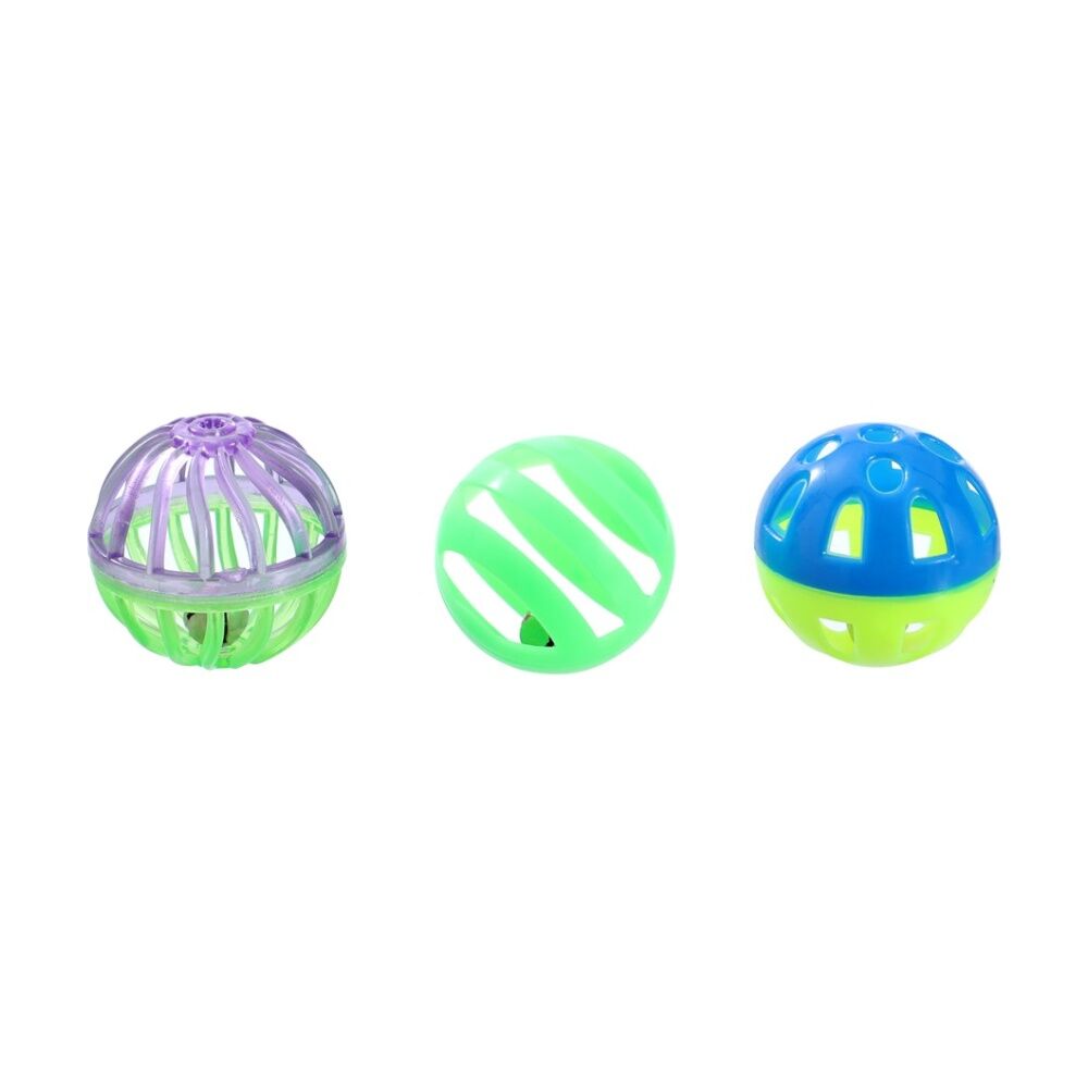Paws and Claws Pet Cat Dangler/Batting/Pouncing Toy Play Set Multicoloured (15 Pieces) — image 4