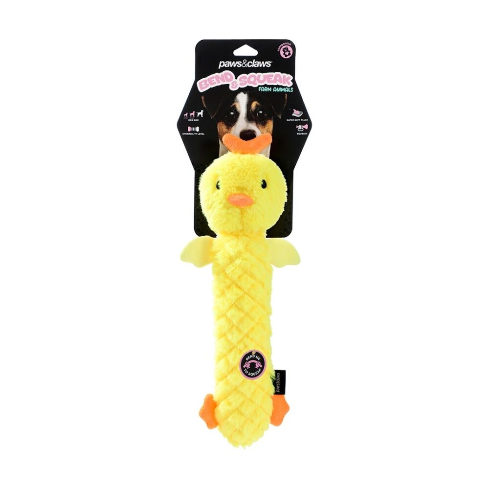 Paws and Claws Pet Dog Toy Bend Squeak Accordion Plush Assorted 40cm (12 Pack) — image 8