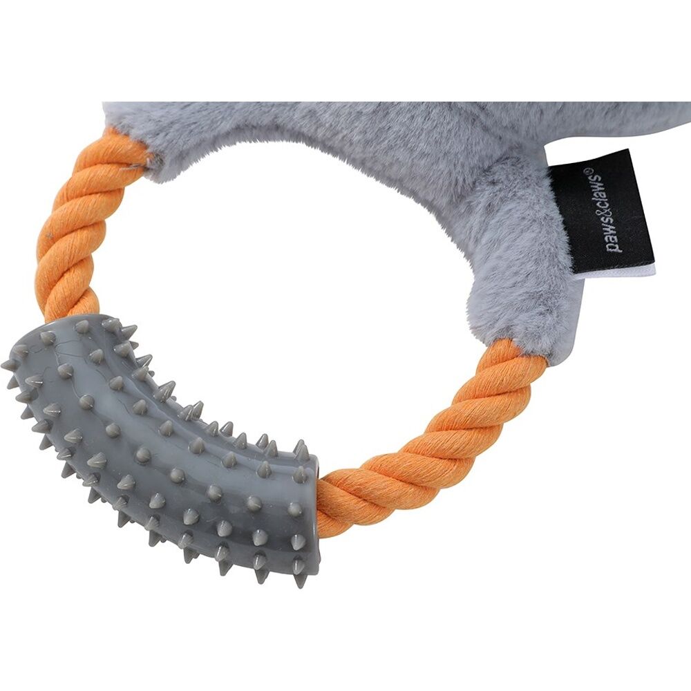 Paws and Claws Plush Koala Rope Ring Tugger Pet Dog Toy Squeak 20x12x1.5cm (6 Pack) — image 5