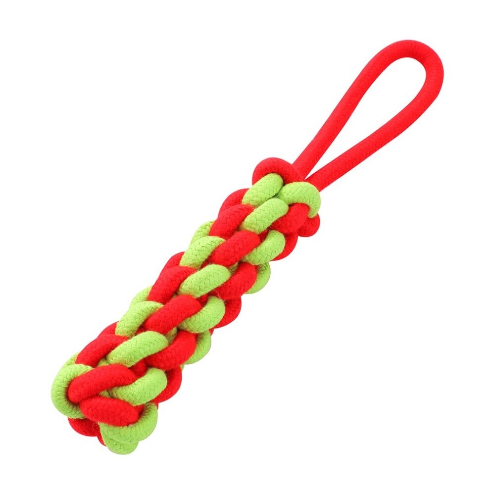 Paws and Claws Rope Chew Pet Dog Toy Durable Knotted Assorted 29cm 110g (6 Pack) — image 5