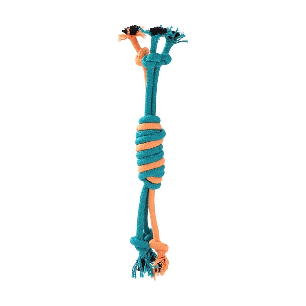 Paws and Claws Assorted Pet Dog Rope Chew/Tug/Fetch Play Toy — image 4