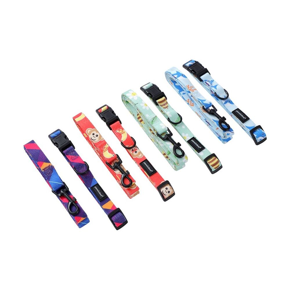 Paws and Claws Park Life Pet/Dog Collar & 120cm Lead Set Small Assorted — image 7