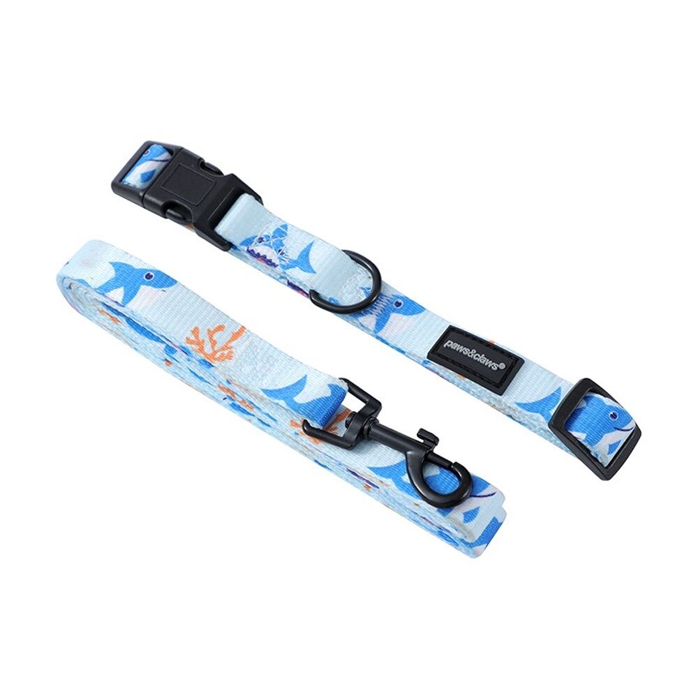 Paws and Claws Park Life Pet/Dog Collar & 120cm Lead Set Small Assorted (4 Pack) — image 4