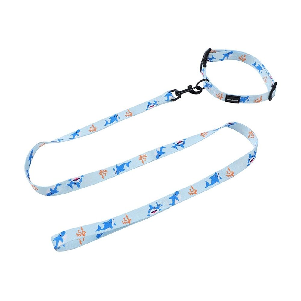 Paws and Claws Pet Dog Collar Lead Set Medium 120x2cm 35-50cm — image 3