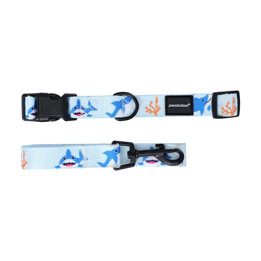 Paws and Claws Pet Dog Collar Lead Set Medium 120x2cm 35-50cm — image 4