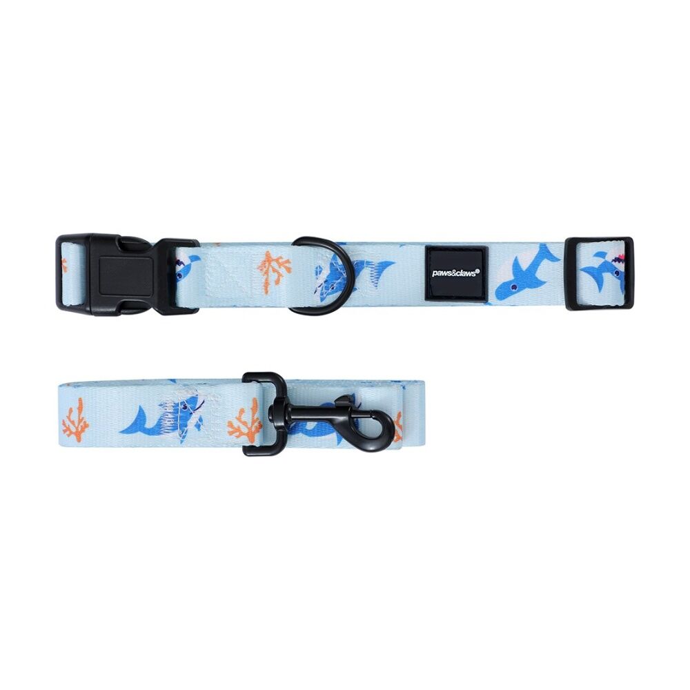 Paws and Claws Pet Dog Collar Lead Set Large 120x2.5cm 45-65cm — image 5