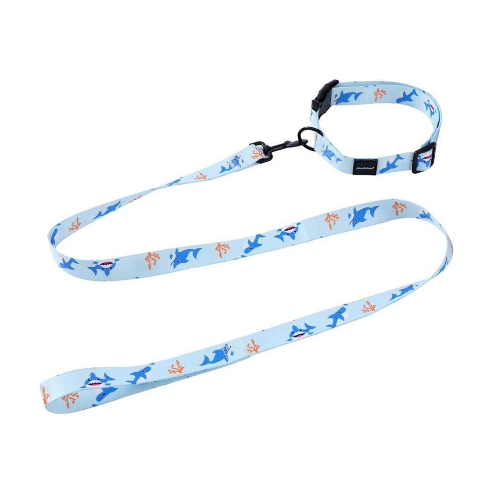 Paws and Claws Pet Dog Collar Lead Set Large 120x2.5cm 45-65cm — image 3