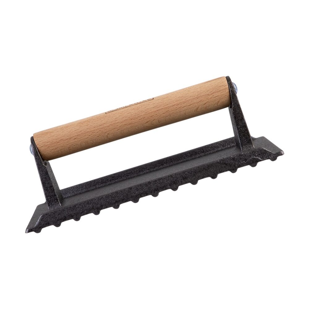 Urban Grill Cast Iron Rectangle BBQ Press w/ Ridged Base 20.5x10.5cm — image 5