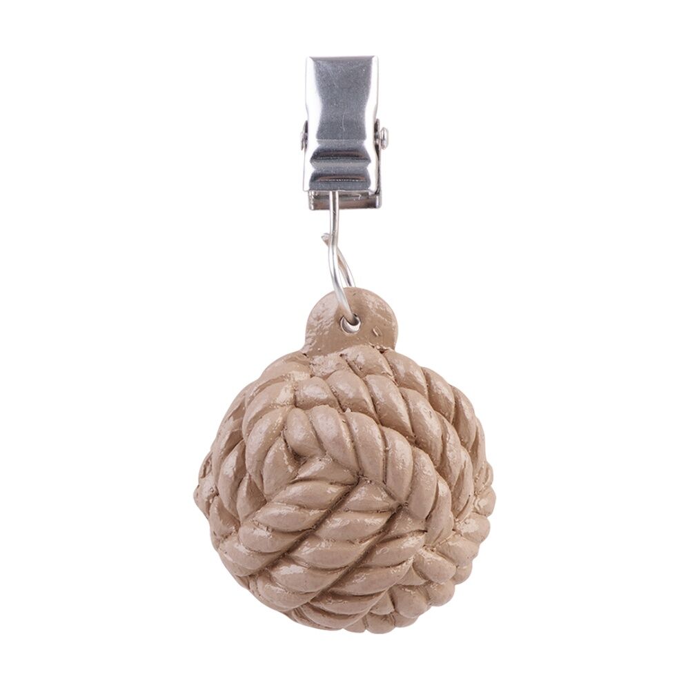Alfresco Lane 4pc Alfresco Lane Outdoor Tablecloth Weights Set Rope Balls Natural (4 Pack) — image 3
