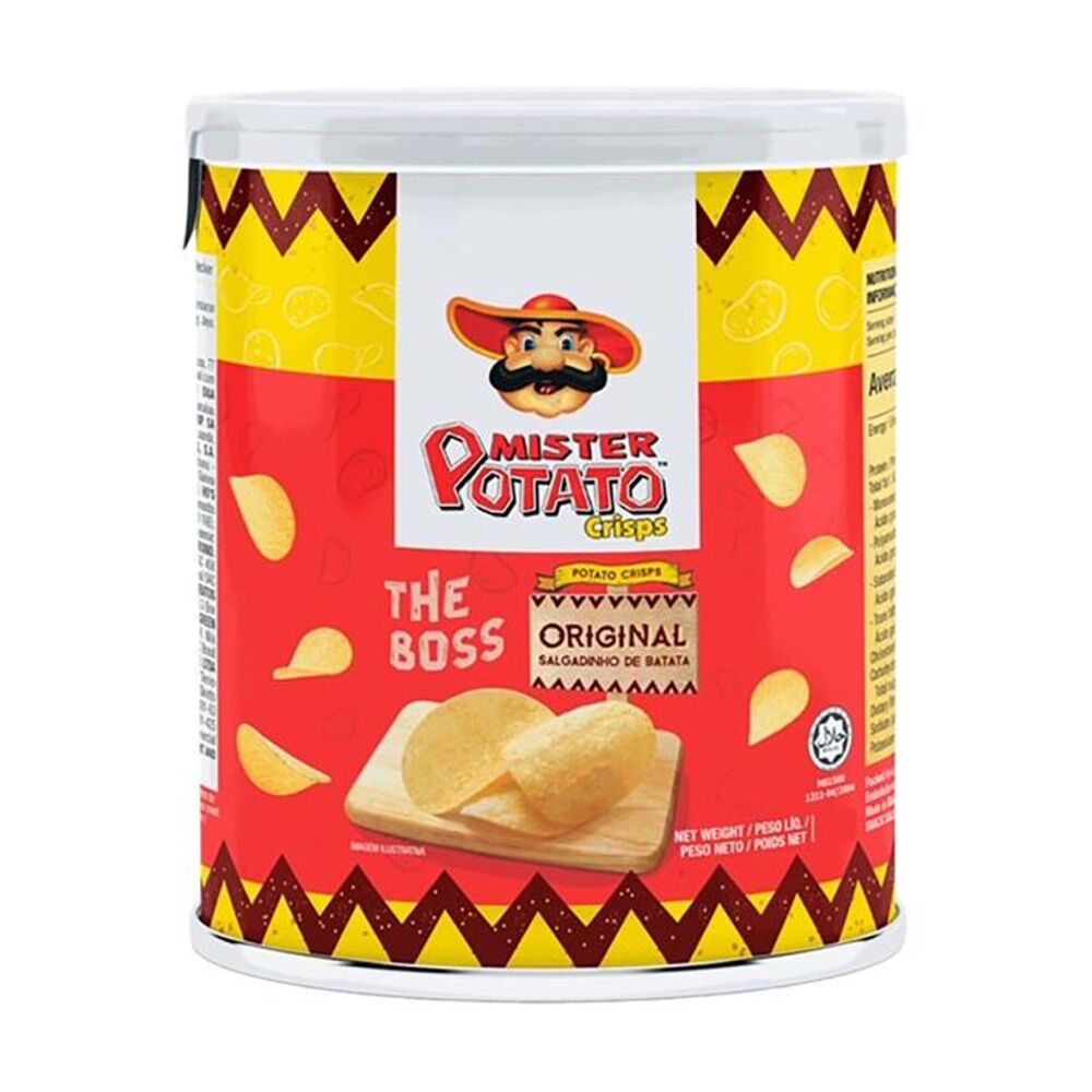 Mister Potato Chips The Boss Original Flavoured Snack 35g Can
