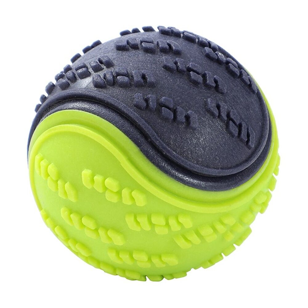 Paws and Claws 2pc Paws And Claws Bark & Bounce Dog Ball/Ring Rubber Chew/Fetch Toy Set Asstd (12 Pack) — image 7