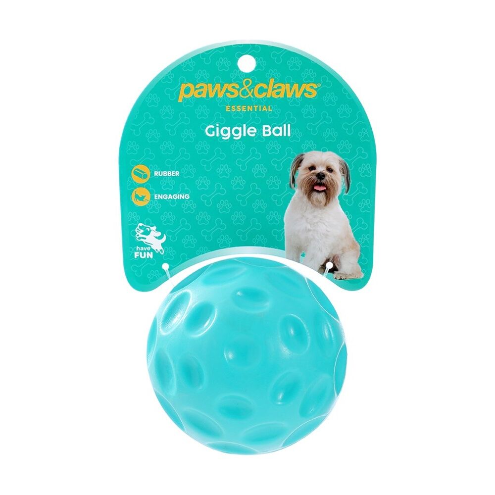Paws and Claws Assorted Giggle Durable TPR Ball Dog Chew/Catch/Fetch Toy 9cm — image 5