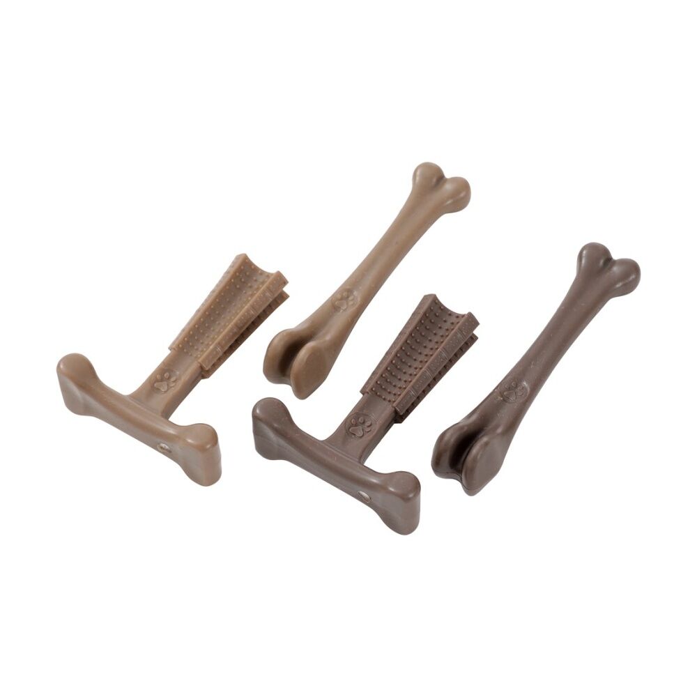 Paws and Claws Boobone Small Tbone & Bone Dog Chew Toy Set Chicken/Beef (2 Pieces) — image 3
