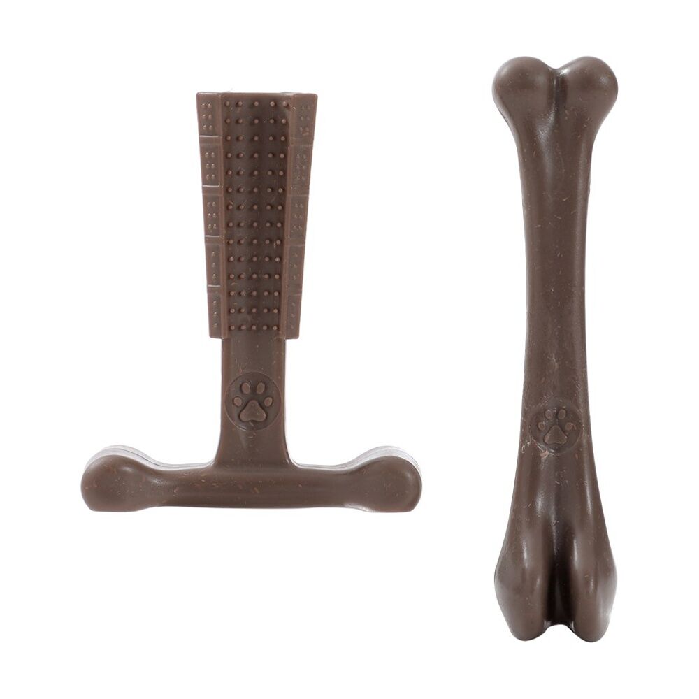 Paws and Claws Boobone Small Tbone & Bone Dog Chew Toy Set Chicken/Beef (2 Pieces) — image 4