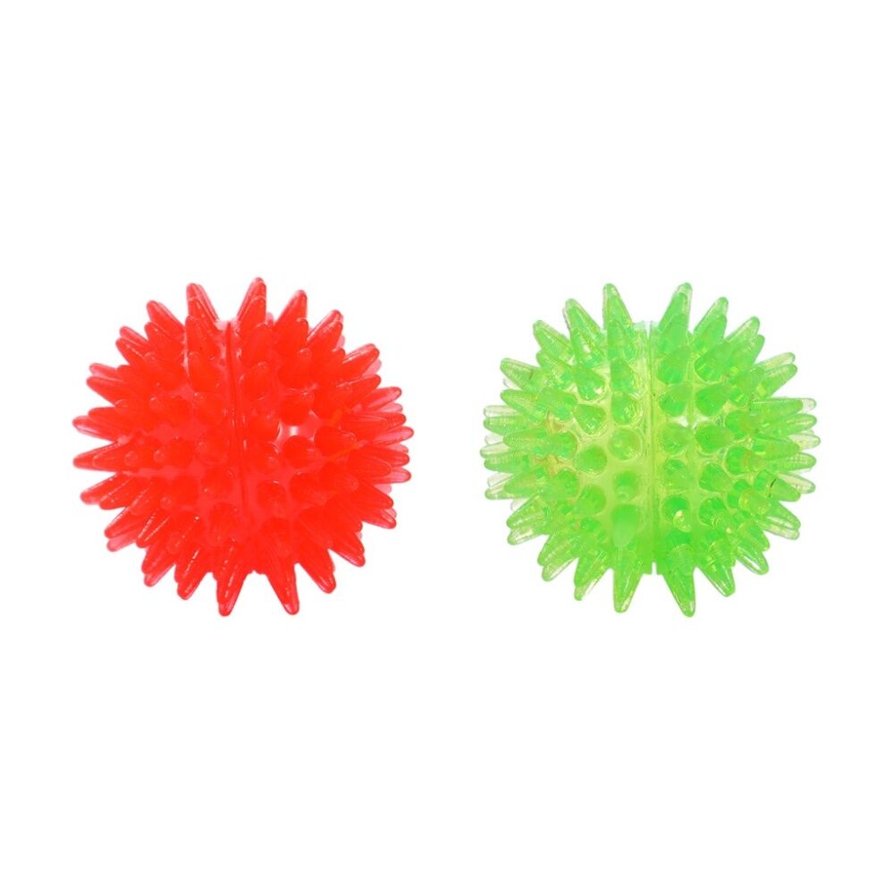 Paws and Claws Spikey Durable TPR Rubber Pet Dog Toy Set Multicoloured (5 Pieces) — image 4