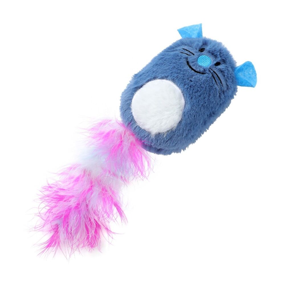 Paws and Claws Pounce Plush Kicker Pet Cat Toy Assorted 10x10x5cm (12 Pack) — image 6