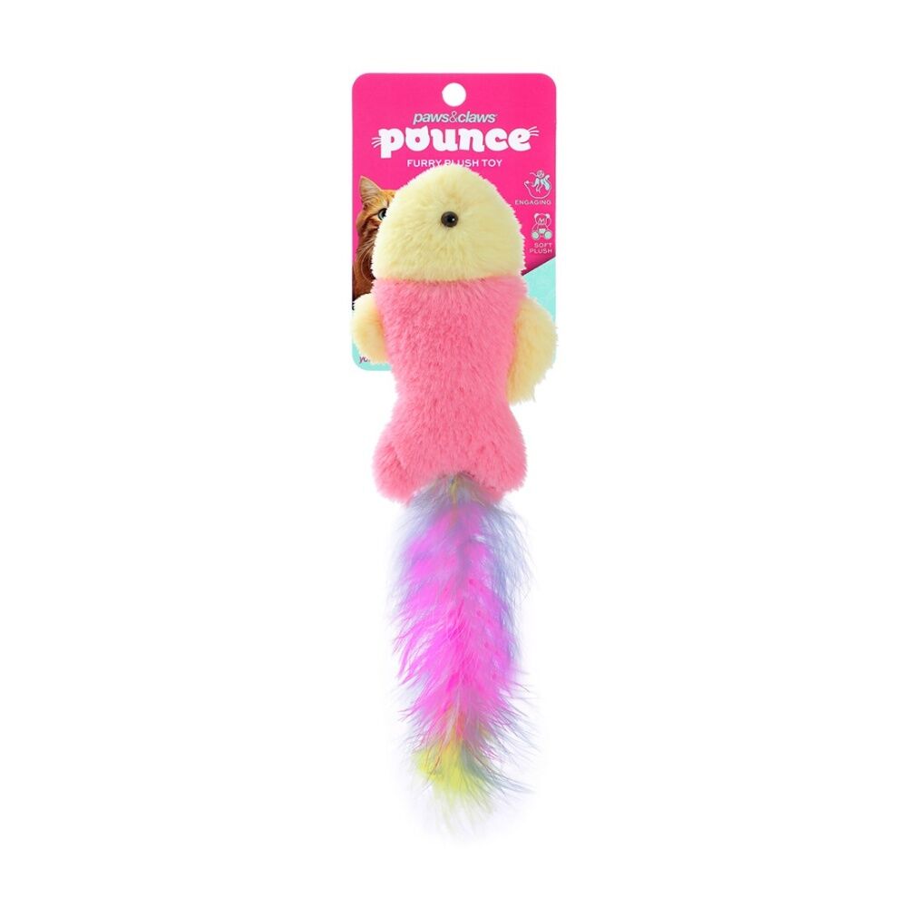 Paws and Claws Pounce Plush Kicker Pet Cat Toy Assorted 10x10x5cm (12 Pack) — image 9