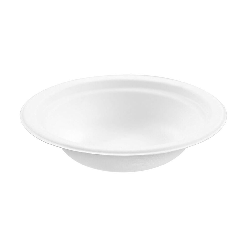 Lemon and Lime 30pc Lemon And Lime Sugarcane Side Plate Compostable White 18cm (24 Pack) — image 5