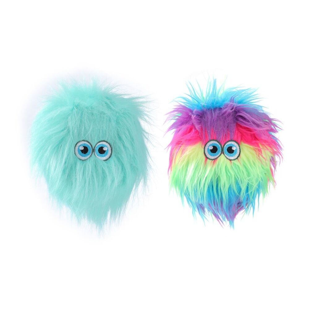 Paws and Claws Assorted Furry Giggle Ball Critter Dog Squeaky Chew Toy 12x9x9cm — image 3