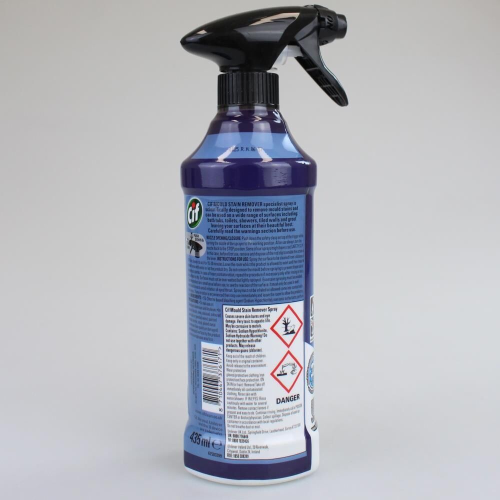 Cif Perfect Finish Mould Stain Remover Spray Cleaning Product 435mL Cif — image 2