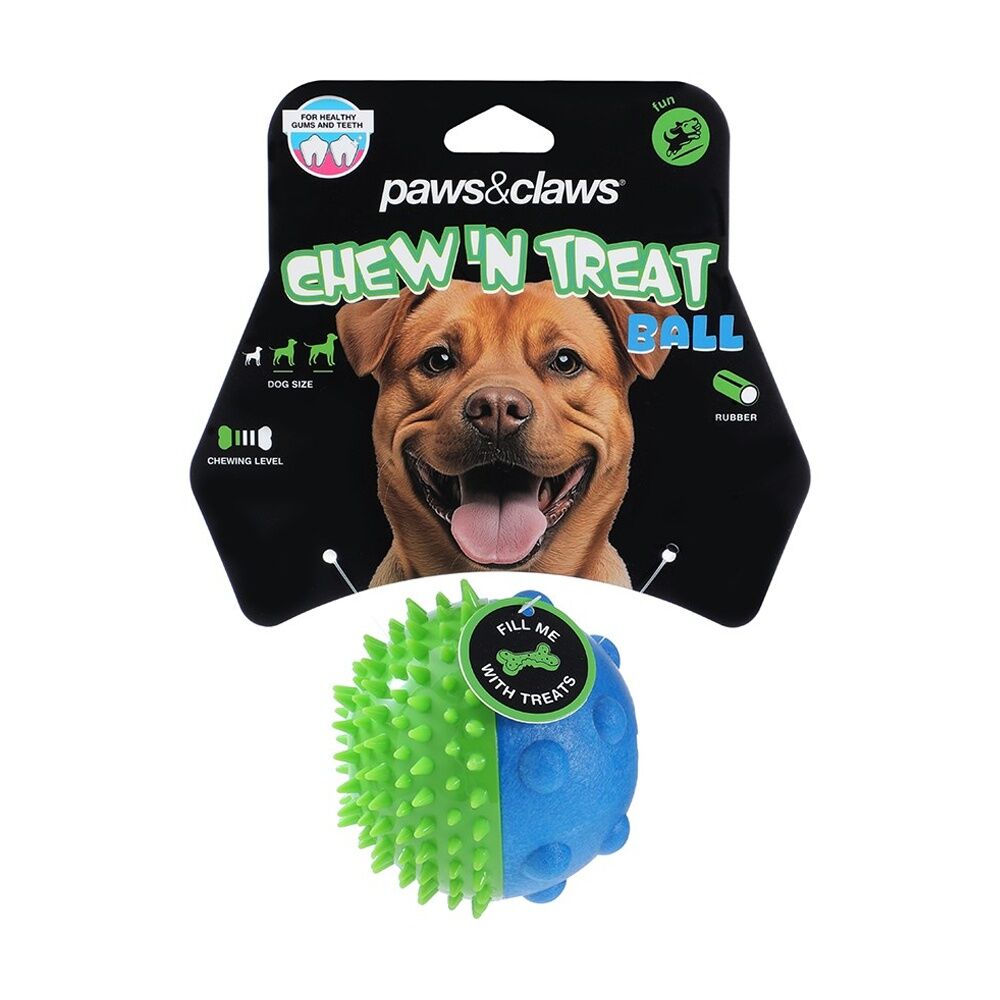 Paws and Claws Dental Treat Ball Pet Dog Toy Teeth Gum Cleaning 8.5cm Assorted (6 Pack) — image 10