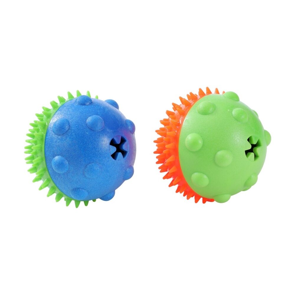 Paws and Claws Dental Treat Ball Pet Dog Toy Teeth Gum Cleaning 8.5cm Assorted (6 Pack) — image 4