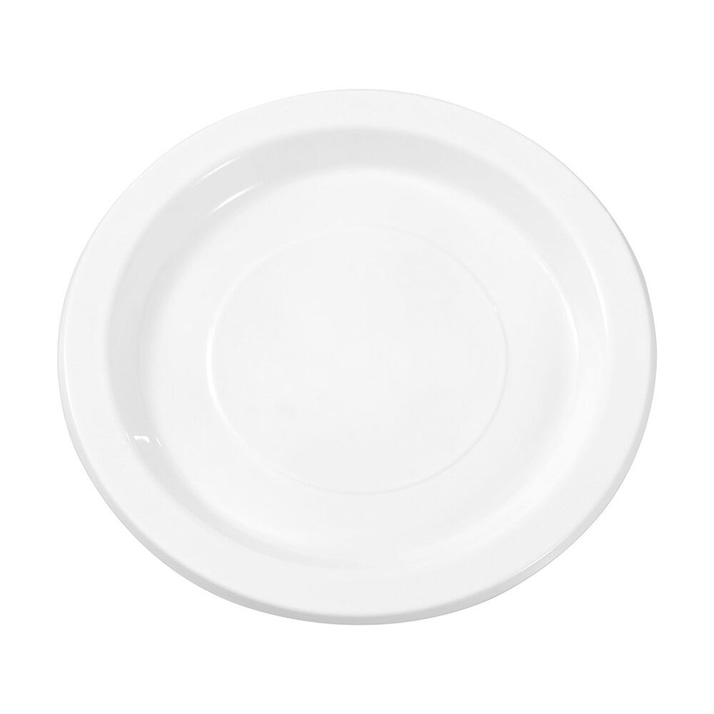 Lemon and Lime 6x 50pc Reusable Plastic Food Serving Plates Dinner Set 22.5cm — image 5