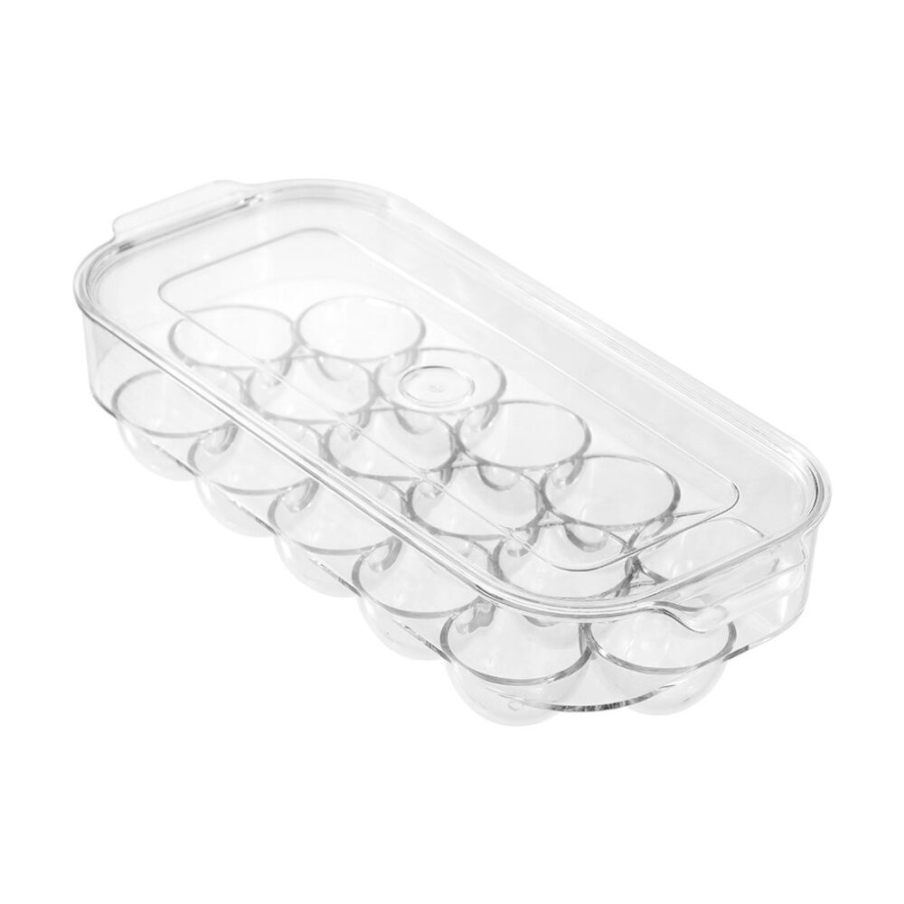 Boxsweden 33x14.5x7.5cm Clear Crystal 16 Egg Container Tray Food Storage — image 4