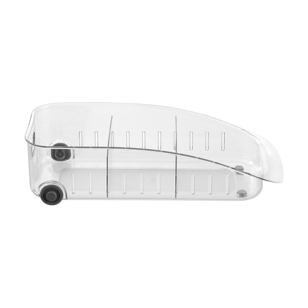 Boxsweden 36x16x9.5cm Clear Crystal Roller Tray w/ Dividers Home Organisation — image 5