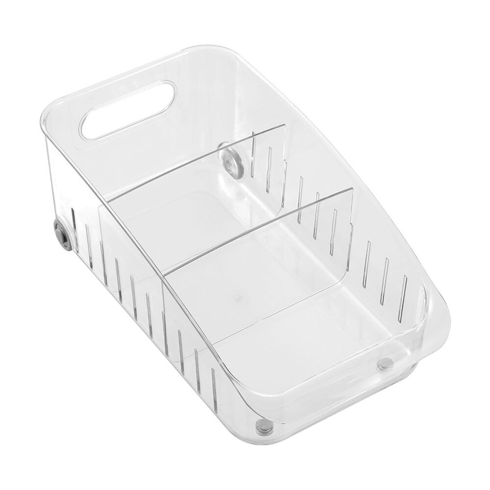 Boxsweden Crystal Roller Tray w/ Dividers Home Organisation Clear 38x21x14cm (3 Pack) — image 5