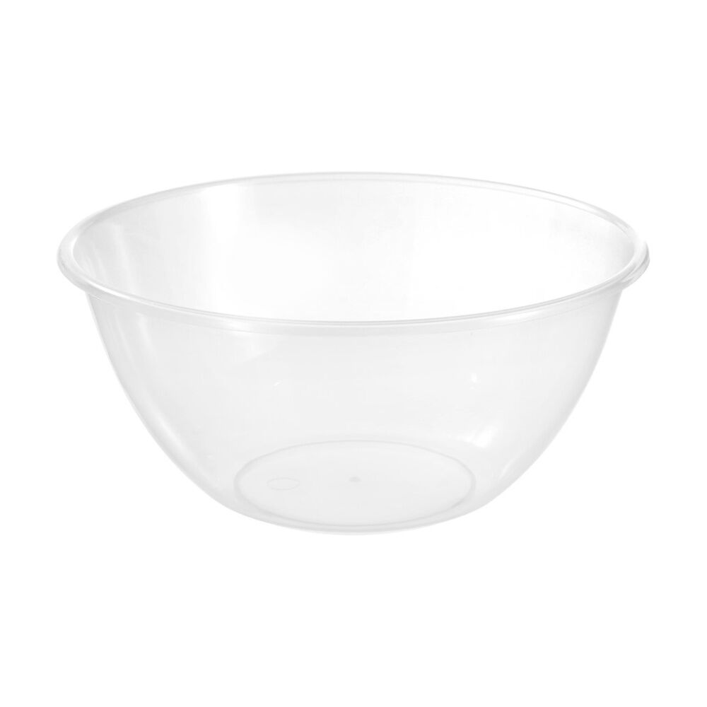 Lemon and Lime Large Plastic Serving/Salad Bowl 3.5L Clear 27.5cm (24 Pack) — image 3
