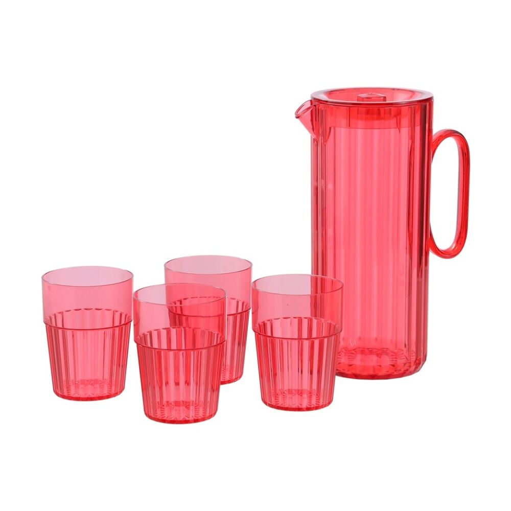 Lemon and Lime Secret Summer Garden Pitcher w/ 4 Cup Jug Set 1.9L/370ml Assorted (3 Pack) — image 8