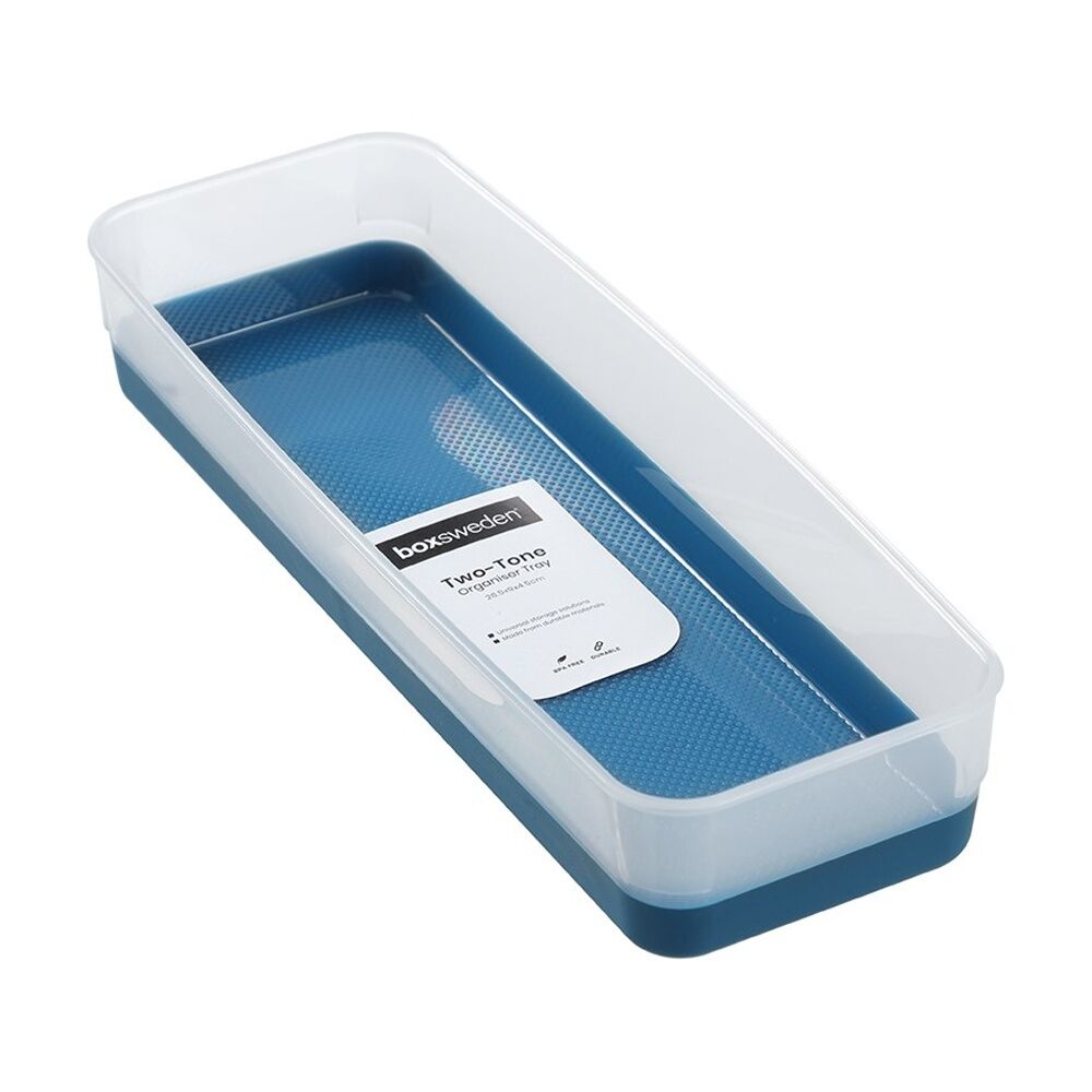 Boxsweden Durable Two-Tone Organiser Storage Tray 26.5x9x4.5cm Assorted (24 Pack) — image 8
