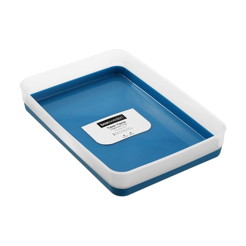 Boxsweden Durable Two-Tone Organiser Storage Tray 27.5x19x4.5cm Assorted (12 Pack) — image 8