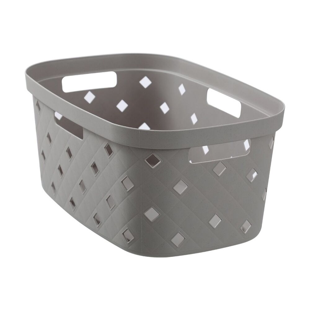 Boxsweden Diamond Quilted Laundry Carry Basket Hamper 56x38.7x25cm Assorted (6 Pack) — image 6