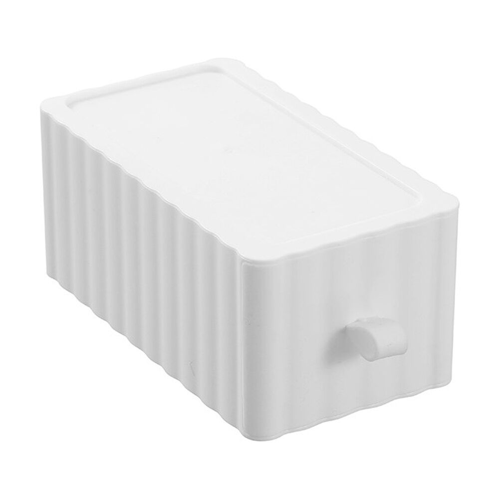Boxsweden Rippled Stacking Drawer Organiser Ribbed Storage 10x18x8cm Assorted (12 Pack) — image 2