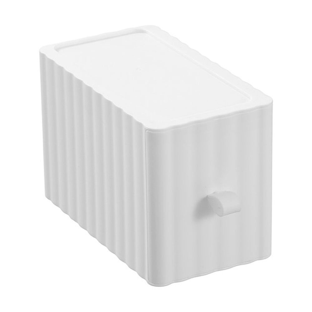 Boxsweden Rippled Stacking Drawer Organiser Ribbed Storage 10x18x12cm Assorted (6 Pack) — image 2
