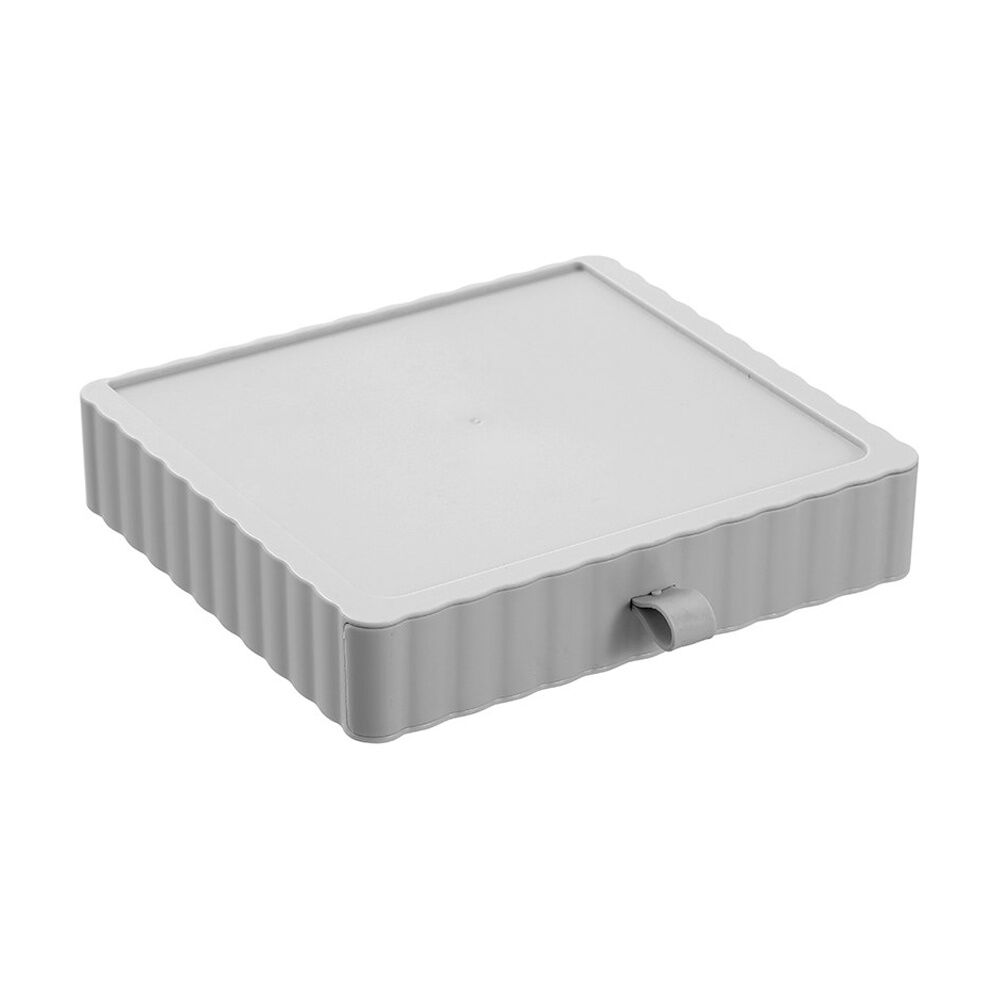 Boxsweden Rippled Stacking Drawer Organiser Ribbed Storage 20x18x4cm Assorted (12 Pack) — image 10