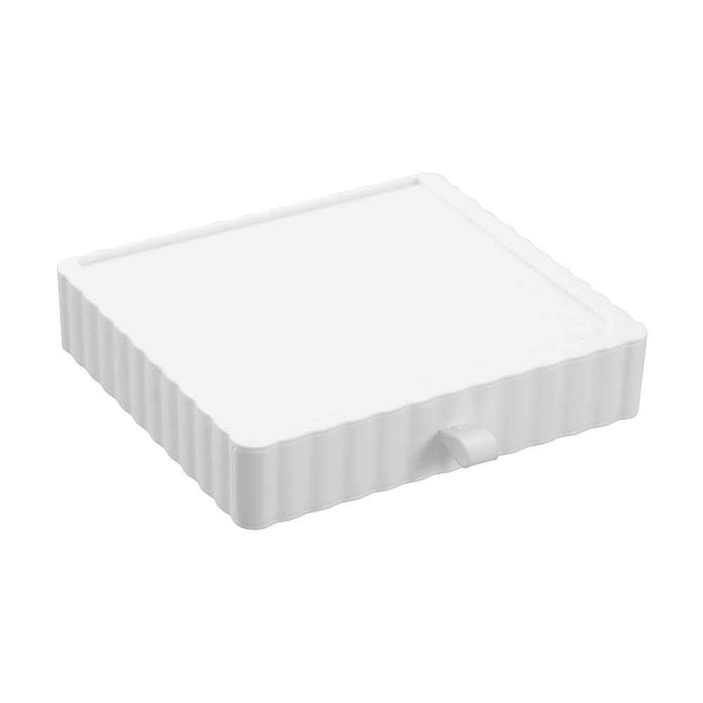 Boxsweden Rippled Stacking Drawer Organiser Ribbed Storage 20x18x4cm Assorted (12 Pack) — image 2