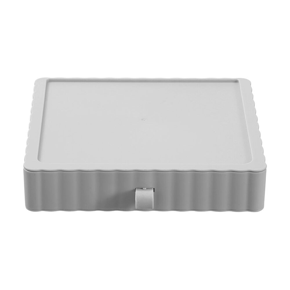 Boxsweden Rippled Stacking Drawer Organiser Ribbed Storage 20x18x4cm Assorted (12 Pack) — image 9