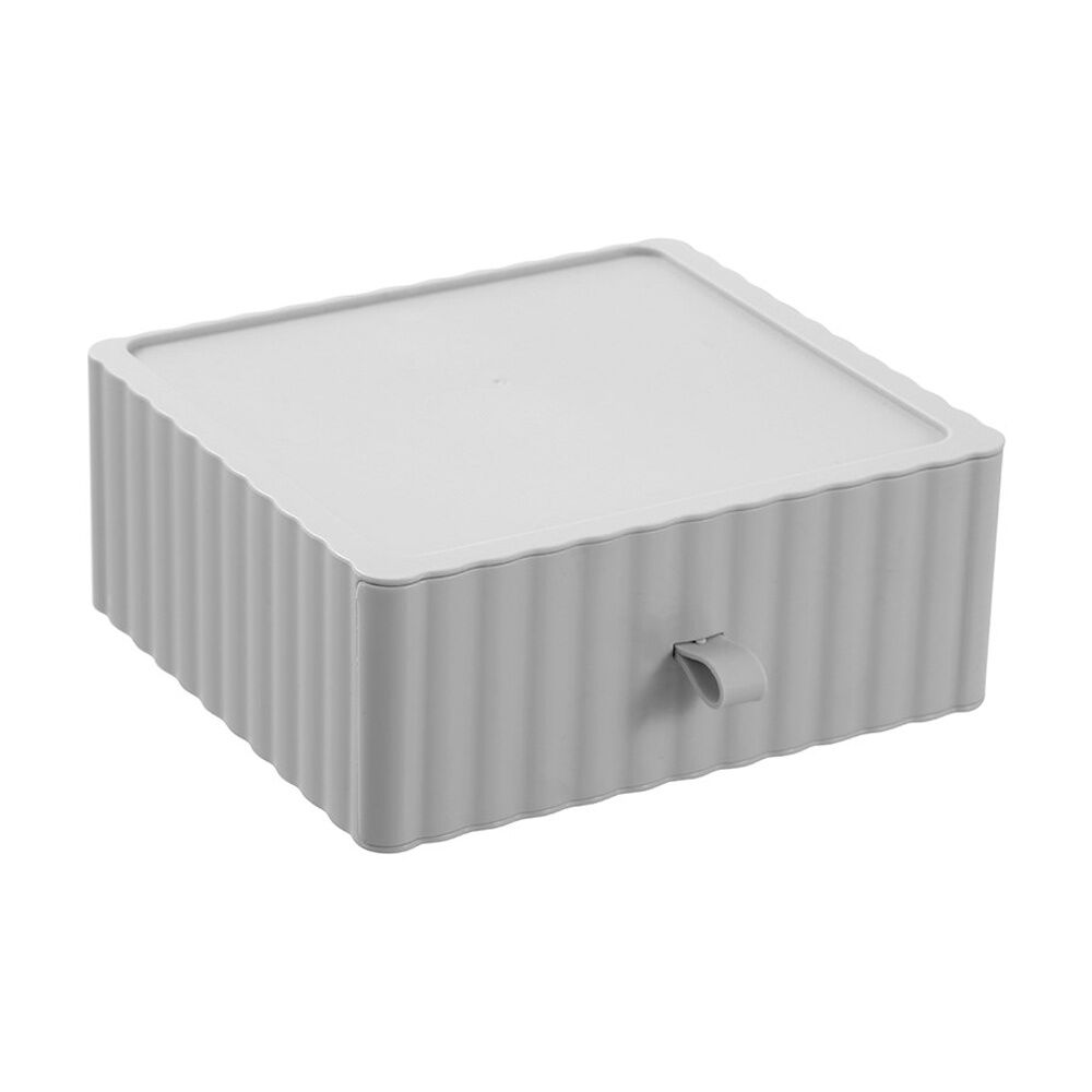 Boxsweden Rippled Stacking Drawer Organiser Ribbed Storage 20x18x8cm Assorted (6 Pack) — image 10