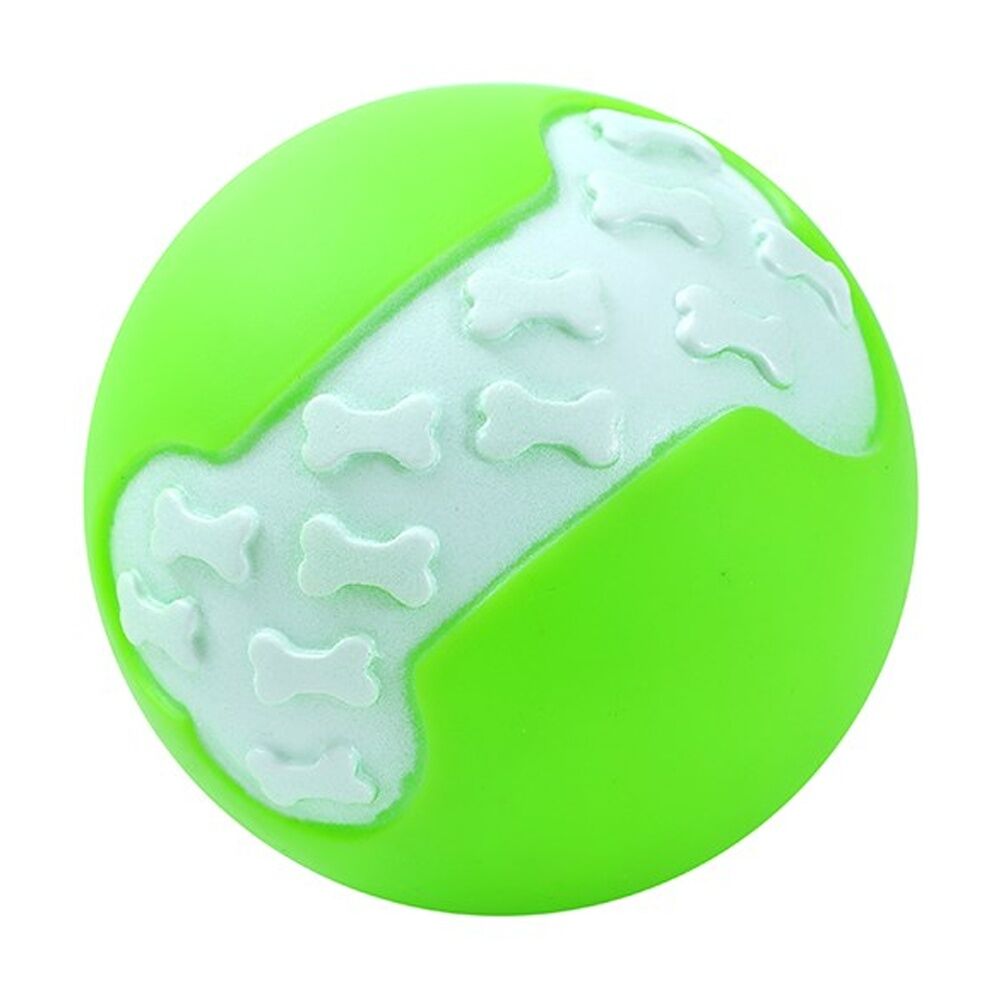 Paws and Claws Assorted Vinyl Ball Pet Dog Fetch/Catch Toy Bone Print Design — image 5